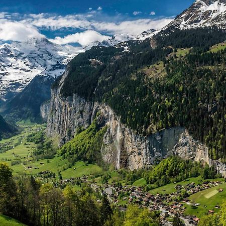 O 68 Haus Bel Air Daire Wengen Dış mekan fotoğraf