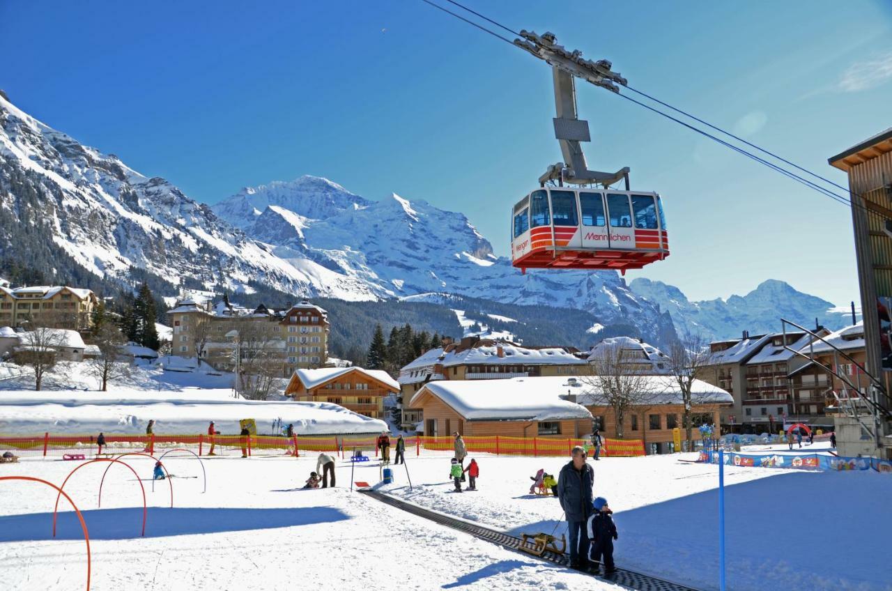 O 68 Haus Bel Air Daire Wengen Dış mekan fotoğraf
